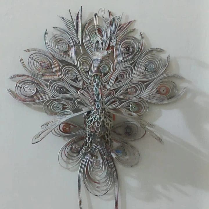 Gambar Hiasan dinding Merak